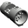 LEGO Dark Gray Cylinder 3 x 6 x 2.7 Horizontal Hollow Center Studs (30360)