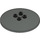 LEGO Dark Gray Dish 6 x 6 (Hollow Studs) (44375 / 45729)