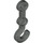 LEGO Dark Gray Duplo Crane Hook (thin base) (4662)