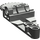 LEGO Dark Gray Gear Half with Beam 2 (32166)