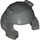 LEGO Dark Gray Helmet with Side Sections and Headlamp (30325 / 88698)