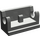 LEGO Dark Gray Hinge 1 x 2 Base (3937)