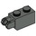 LEGO Dark Gray Hinge Brick 1 x 2 Locking with 2 Fingers (Vertical End) (30365 / 54671)