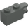 LEGO Dark Gray Hinge Brick 1 x 2 Locking with Dual Finger on End Horizontal (30540 / 54672)