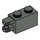 LEGO Gris foncé Charnière Brique 1 x 2 Verrouillage avec Dual Finger sur Fin Horizontal (30540 / 54672)