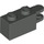 LEGO Dark Gray Hinge Brick 1 x 2 Locking with Dual Finger on End Horizontal (30540 / 54672)