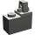 LEGO Dunkelgrau Scharnier Backstein 1 x 2 mit 1 Finger (76385)