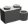 LEGO Dark Gray Hinge Brick 1 x 4 Base (3831)