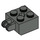 LEGO Grigio scuro Cerniera Mattoncino 2 x 2 Bloccante con Axlehole e Dual Finger (40902 / 53029)