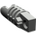LEGO Donkergrijs Scharnier Cilinder 1 x 3 Vergrendelings met 1 Stub en 2 Stubs Aan Ends (zonder gat) (30554)