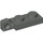 LEGO Dark Gray Hinge Plate 1 x 2 Locking with Single Finger on End Vertical with Bottom Groove (44301)