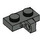 LEGO Dark Gray Hinge Plate 1 x 2 with Vertical Locking Stub with Bottom Groove (44567 / 49716)