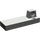 LEGO Dark Gray Hinge Tile 1 x 3 Locking with Single Finger on Top (44300 / 53941)