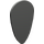LEGO Dark Gray Long Minifigure Shield (2586)