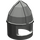LEGO Dark Gray Helmet with Chin-Guard (3896)