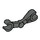 LEGO Dark Gray Minifig Mechanical Bent Arm (30377 / 49754)