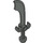 LEGO Dark Gray Minifig Sword Scimitar (43887 / 48693)