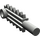LEGO Dark Gray Minifig Tool Chainsaw Blade (6117 / 28652)