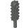 LEGO Dark Gray Minifig Tool Chainsaw Blade (6117 / 28652)