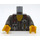LEGO Donkergrijs Minifig Torso (973)