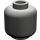 LEGO Dark Gray Minifigure Head (Safety Stud) (3626 / 88475)