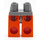 LEGO Dark Gray Minifigure Hips with Orange Legs (3815 / 73200)