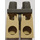 LEGO Mørk grå Minifigur Hofter med Beige Ben (3815 / 73200)