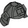 LEGO Dark Gray Ninja Helmet with Clip and Short Visor  (30175)
