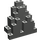 LEGO Dark Gray Panel 3 x 8 x 7 Rock Triangular (6083)