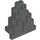 LEGO Gris foncé Panneau 3 x 8 x 7 Osciller Triangulaire (6083)