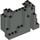 LEGO Dark Gray Panel 4 x 10 x 6 Rock Rectangular (6082)