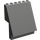 LEGO Dark Gray Panel 6 x 4 x 6 Sloped (30156)