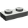 LEGO Donkergrijs Plaat 1 x 2 (3023 / 28653)