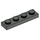 LEGO Donkergrijs Plaat 1 x 4 (3710)