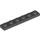 LEGO Dark Gray Plate 1 x 6 (3666)