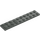 LEGO Mørk grå Plate 2 x 10 (3832)