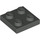 LEGO Dark Gray Plate 2 x 2 (3022 / 94148)