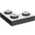LEGO Dunkelgrau Platte 2 x 2 Ecke (2420)