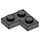 LEGO Donkergrijs Plaat 2 x 2 Hoek (2420)