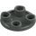 LEGO Mørk grå Plate 2 x 2 Rund med Avrundet Bunn (2654 / 28558)