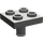 LEGO Dark Gray Plate 2 x 2 with Bottom Pin (No Holes) (2476 / 48241)