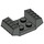LEGO Dark Gray Plate 2 x 2 with Raised Grilles (41862)