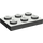 LEGO Gris foncé assiette 2 x 3 (3021)
