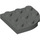 LEGO Dark Gray Plate 3 x 3 Round Corner (30357)