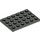 LEGO Dark Gray Plate 4 x 6 (3032)