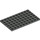 LEGO Dark Gray Plate 6 x 10 (3033)