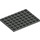 LEGO Dark Gray Plate 6 x 8 (3036)