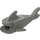 LEGO Dark Gray Shark Body without Gills (2547)