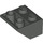 LEGO Dark Gray Slope 2 x 2 (45°) Inverted with Flat Spacer Underneath (3660)