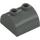 LEGO Dark Gray Slope 2 x 2 Curved with 2 Studs on Top (30165)